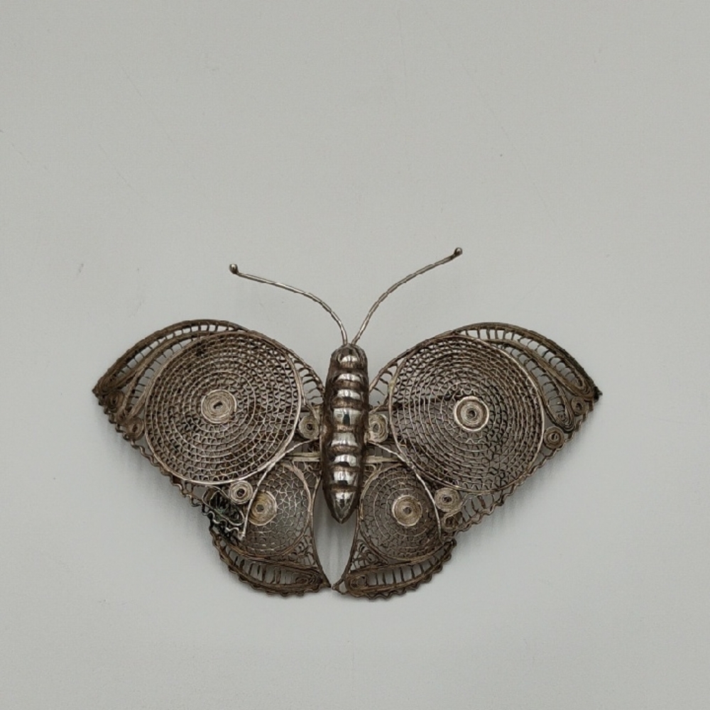 Sterling Silver Butterfly Pin